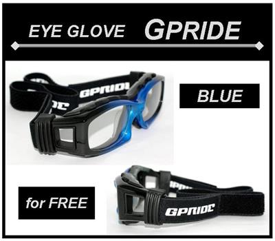 【超薄型非球面レンズ付き】アイグローブ　GPRIDE　GP-94　FOR FREE　ブルー