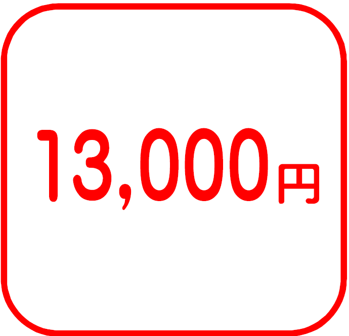 13,000円
